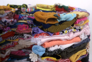 Clothing Sculpture: Grasp (maquette), 2004 (detail)