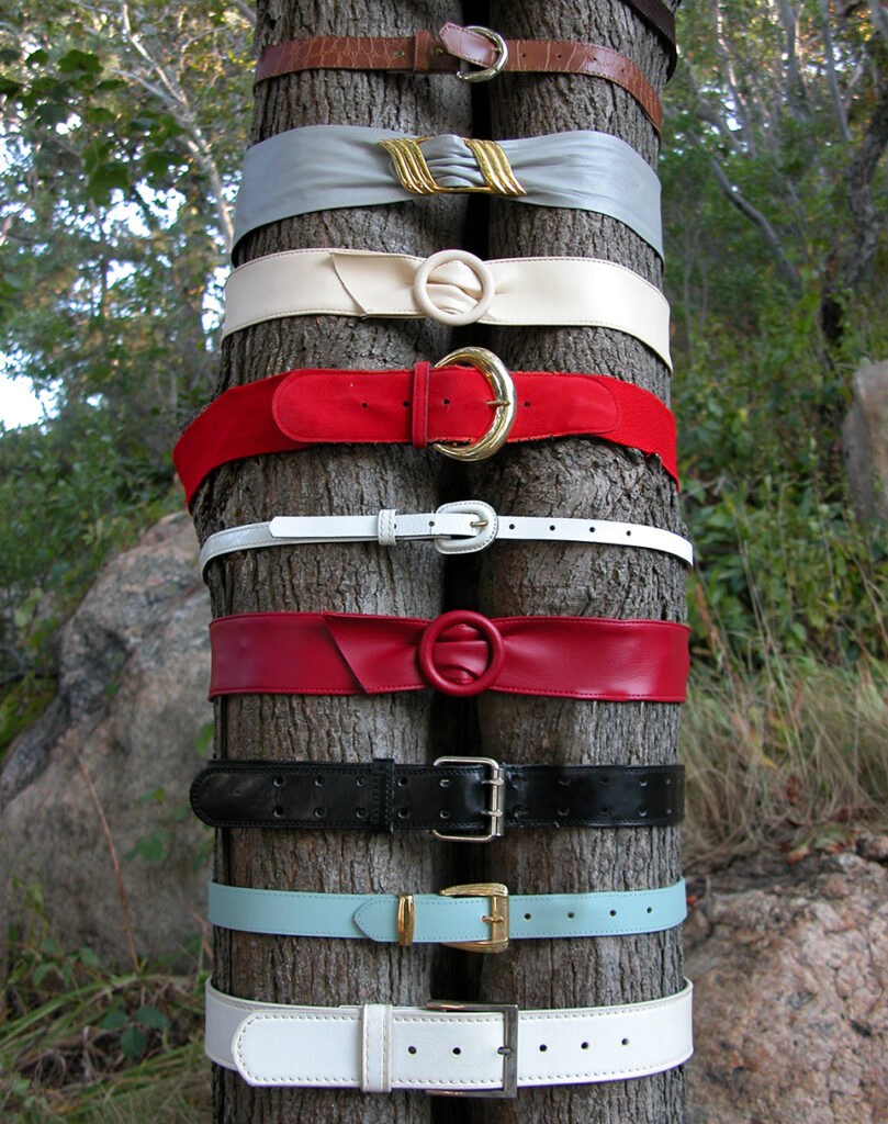 Belt Sculpture: Untitled (25 Belts), 2005 (detail)