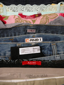 Clothing Sculpture: Wedge, 2005 (detail)