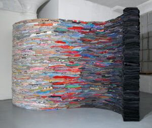 Clothing Sculpture: The Ocean is the Underlying Basis for Every Wave, 2008 (black side)
