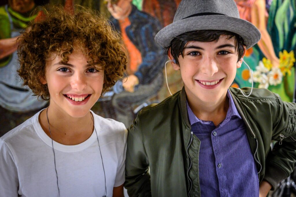 Musicians Matthew and Ezra