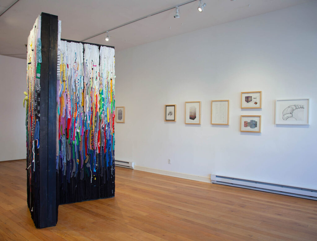 Clothing Sculpture: The Witness at CAS (installation shot)