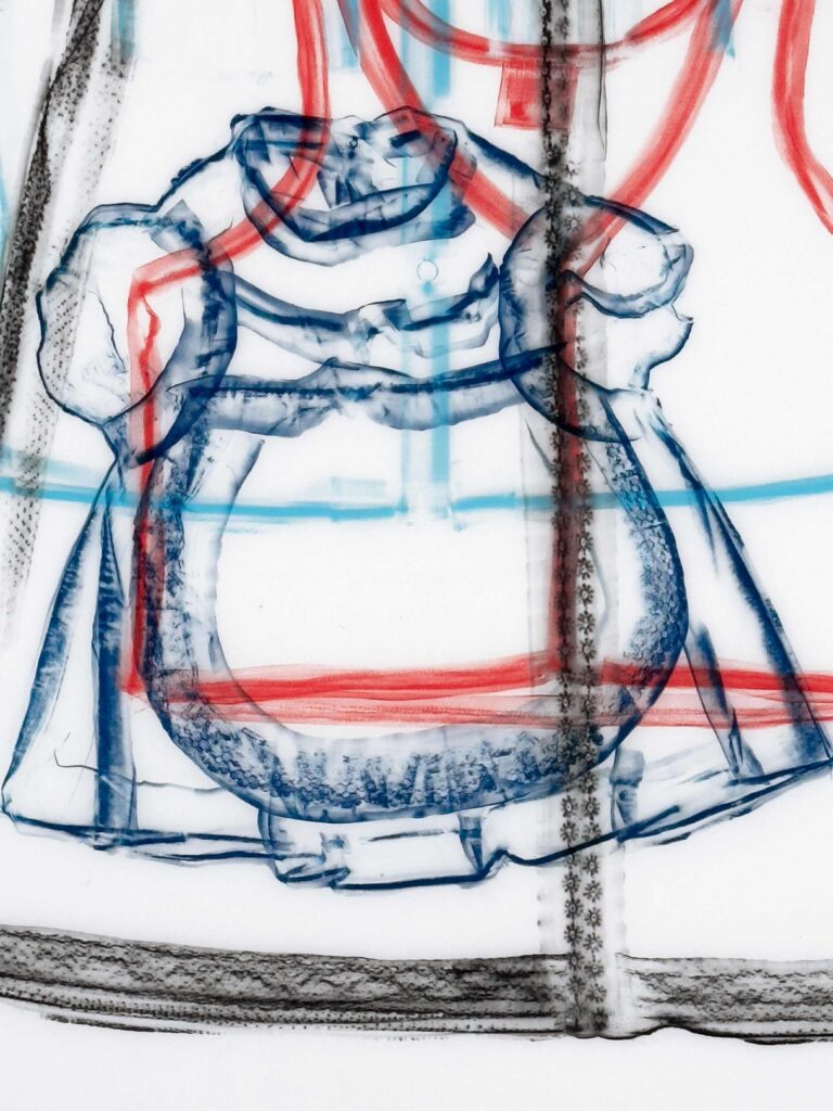 Textile Rubbing: Underneath Your Architecture (detail)